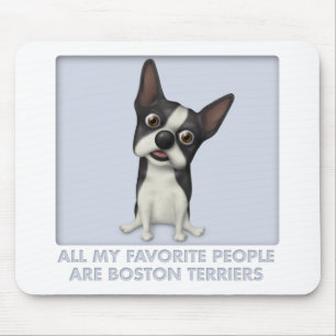 Boston Terrier Favourite Mouse Pad