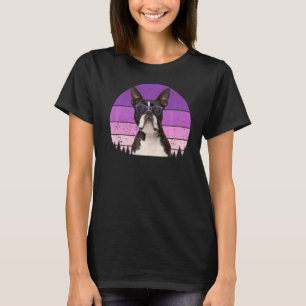 Boston Terrier For Women Kids Girls Funny Boston T T-Shirt