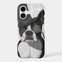 Boston Terrier, Formal Hound and Hat
