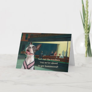 Boston Terrier Funny Card
