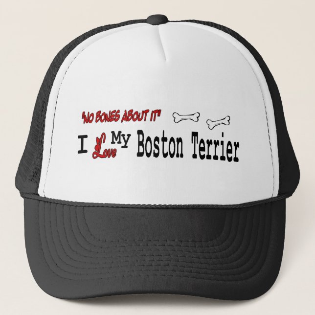 Boston Terrier (I Love) Hat (Front)