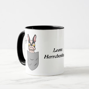 Boston Terrier in Brusttasche, lustig Mug