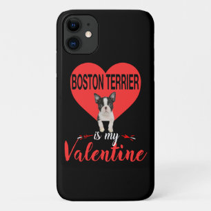 Boston Terrier Is My Valentine Gifts iPhone 11 Case