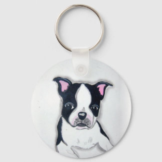 Boston Terrier Key Chain