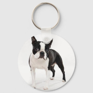 Boston Terrier Keychain