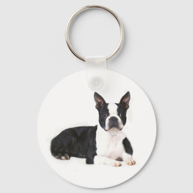 Boston Terrier Keychain (Front)
