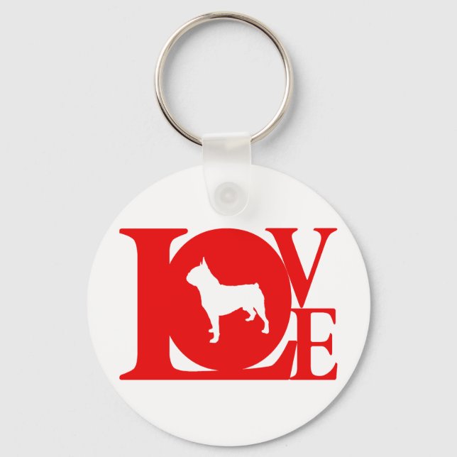 Boston Terrier Keychain (Front)