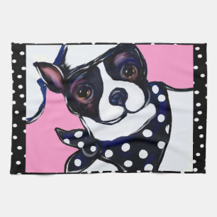 Boston Terrier Kitchen Towel