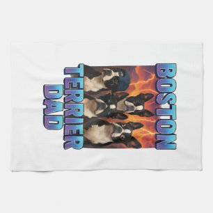 Boston Terrier Kitchen Towel