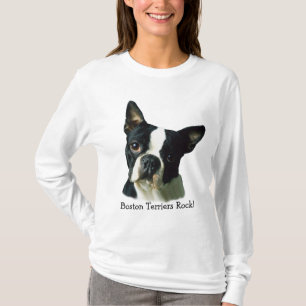 Boston Terrier Ladies T-Shirt