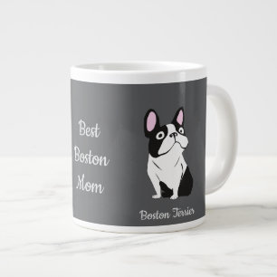 Boston terrier large coffee mug