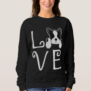 Boston Terrier Love Relaxed Fit Sweatshirt