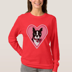 Boston Terrier Love Women's Long Sleeve T-Shirt