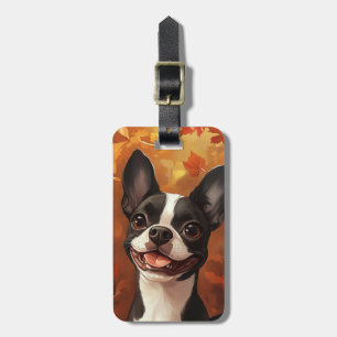 Boston Terrier Luggage Tags