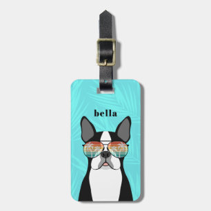 Boston Terrier Luggage Tags