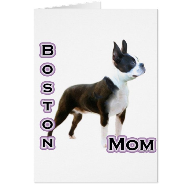 Boston  Terrier Mom 4 (Front)