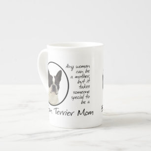 Boston Terrier Mom Bone China Mug