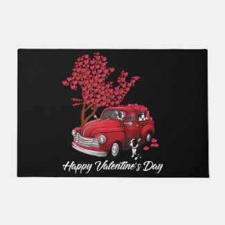 Boston Terrier mom, Boston Terrier dad, dog lover Doormat