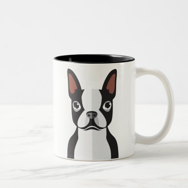 Boston Terrier Mug (Right)