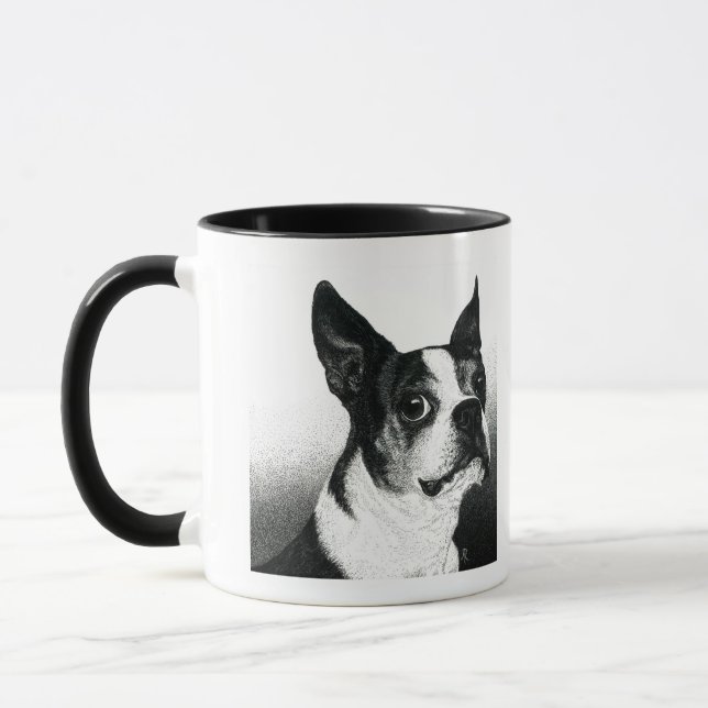 Boston Terrier Mug - "Boston Style" (Left)