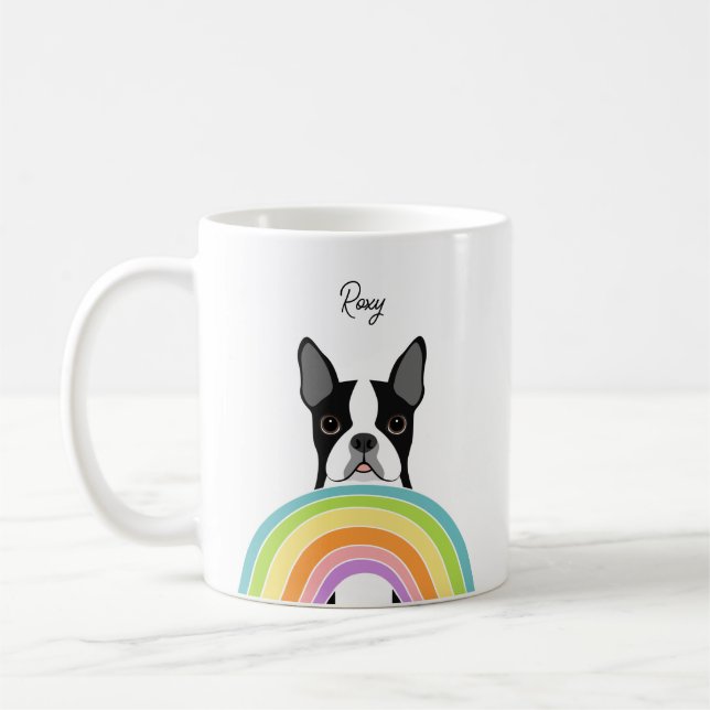 Boston Terrier Mugs (Left)
