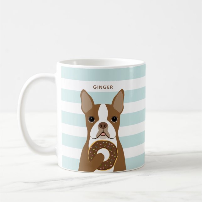 Boston Terrier Mugs (Left)