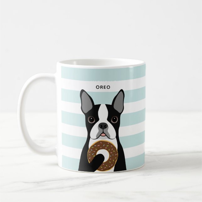 Boston Terrier Mugs (Left)