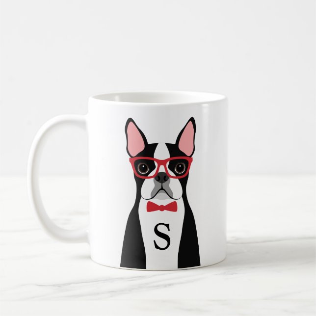 Boston Terrier Mugs (Left)