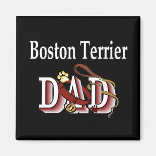 boston terrier papa Magnet