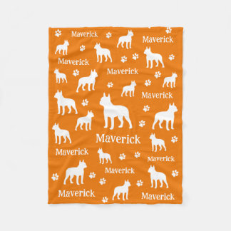 Boston Terrier Personalized Blanket Gift