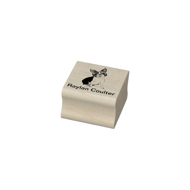 Boston Terrier Personalized Stamp (Stamp)