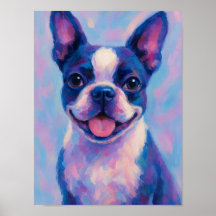 Boston Terrier Poster