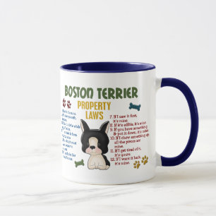 Boston Terrier Property Laws 4 Mug