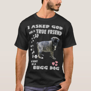 Boston Terrier Pug Costume, Pugin Dog Mom Dad, Cut T-Shirt