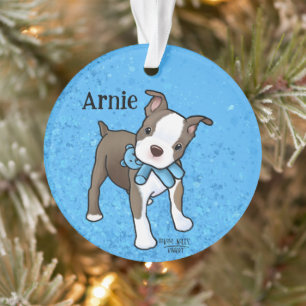 Boston Terrier Puppy  Ornament