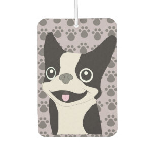 Boston Terrier, Purple lavender Air Freshener