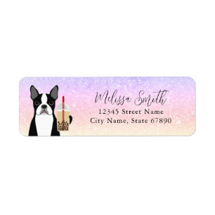Boston Terrier Return Address Labels