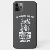 Boston Terrier Rules Funny All Dogs Are Cool But