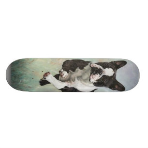 Boston Terrier Skateboard