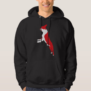 Boston Terrier Standing On Two Legs Hoodie