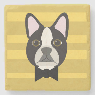 Boston Terrier Stone Coaster