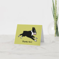 Boston Terrier Thank You (Customizable)