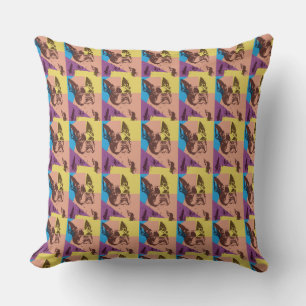 Boston Terrier Throw Pillow