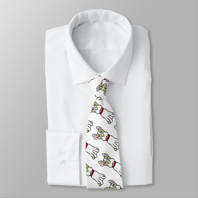 Boston Terrier Tie (Tied)