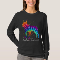 Boston Terrier Tie Dye Rainbow Dog Lover