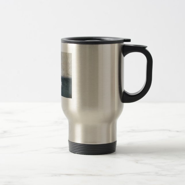 Boston Terrier Travel Mug (Right)