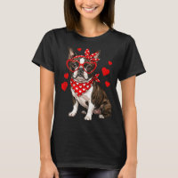 Boston terrier valentines day bostie lover dog