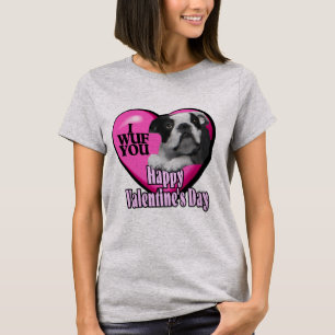 Boston Terrier Valentines Day T-shirt