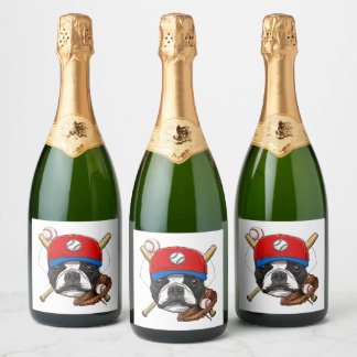 Boston Terrier Wine Sticker Funny Novelty Gift 