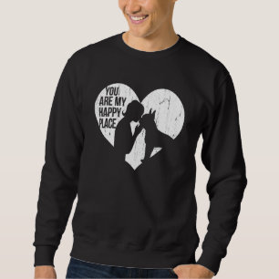 Boston Terrier You Are My Happy Place Sweatshirt